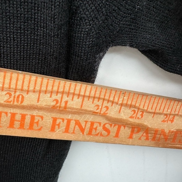 SWEATY BETTY Merino wool Black oversized long sleeve crew neck woman sweater XS - Picture 8 of 12